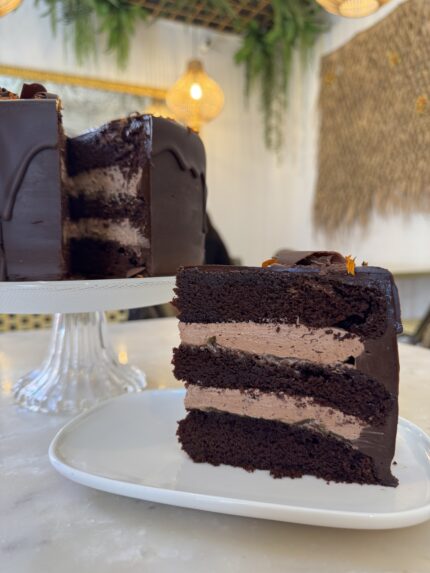 porción Tarta Sacher